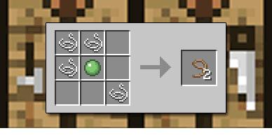Minecraftのゲームで紐を作る方法の詳細