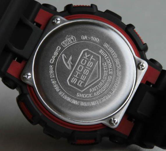 カシオ腕時計G-SHOCK Ga 100ユーザーガイド 