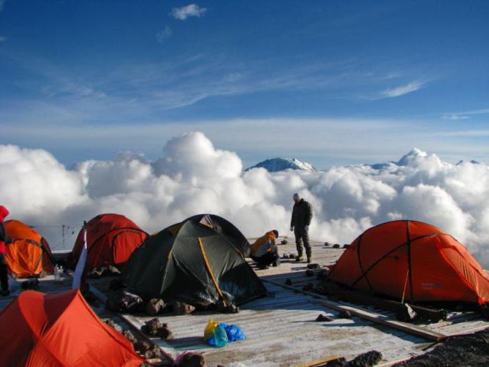 観光客のための山の登山価格機能 