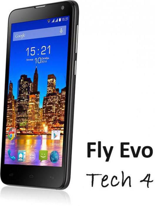 スマートフォンfly evo tech 4